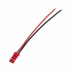 CONECTOR ALIMENTACION DC PARA BATERIAS LiPo NiMh - 250V - 3A - MACHO - 10cm