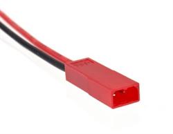 CONECTOR ALIMENTACION DC PARA BATERIAS LiPo NiMh  - 250V - 3A - HEMBRA - 10cm