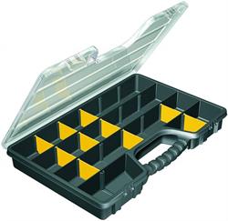 CAJA ORGANIZADORA AJUSTABLE 24 DEPARTAMENTOS - 51x33x6cm - TRANSPARENTE