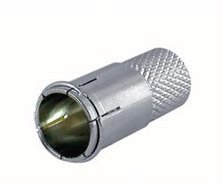 CONECTOR F RAPIDO - METALICO - PARA CABLE 7mm - TORSION