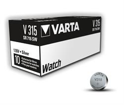 PILA BOTON OXIDO DE PLATA VARTA - AG12 G12 LR43 186 GP86A 386 SR43W SR43SW - 1,55V
