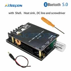 MODULO AMPLIFICADOR DE AUDIO 100W+100W CON BT  - DE 12 a 24VDC - CAJA METALICA - 84x52x24mm