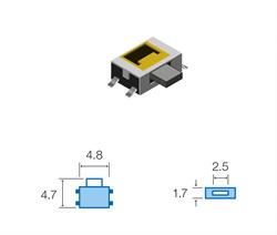 MICRO PULSADOR 4 PIN LATERAL - 4,8x4,7mm