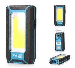 LINTERNA LED PROFESIONAL - 500LUMENS - 8W - BATERIA 3.400mAH - CON IMAN Y GANCHO