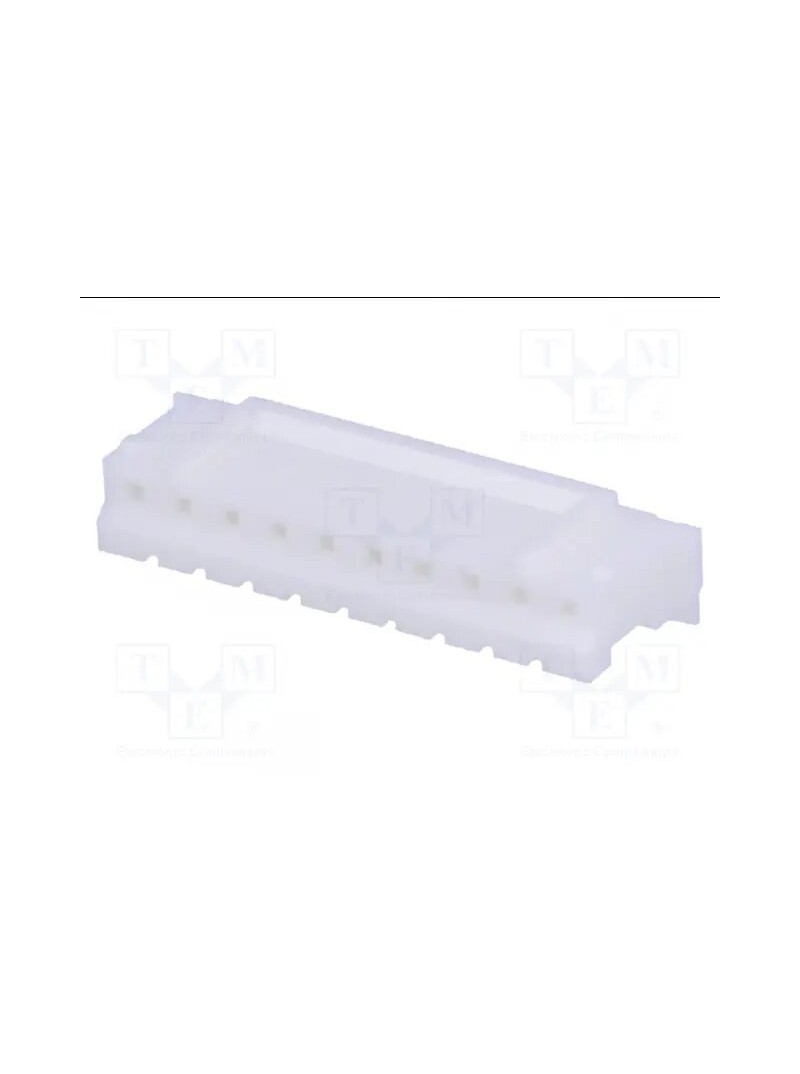 CONECTOR HEMBRA CONDUCTO-PLACA JST 10 PIN - RASTER 2mm + PINES