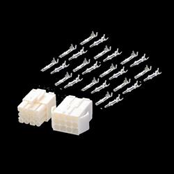 KIT CONECTORES MULTIFUNCION - MACHO HEMBRA - 12 VIAS - PASO 4.6mm  - 5A