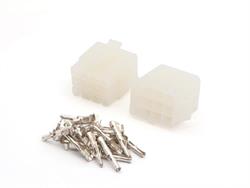 KIT CONECTORES MULTIFUNCION - MACHO HEMBRA - 12 VIAS - PASO 6.2mm  - 50 10A
