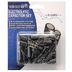 JUEGO DE CONDENSADORES ELECTROLITICOS 120 PIEZAS