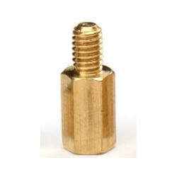CASQUILLO DISTANCIADOR SEPARADOR - MH - LATON - M3 - AGUJERO M3 - LONGITUD 8mm