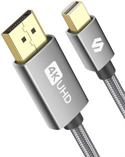 CONVERSOR / ADAPTADOR ENTRADA MINI DISPLAY PORT MACHO - SALIDA DISPLAY PORT MACHO  - 2m - 4K