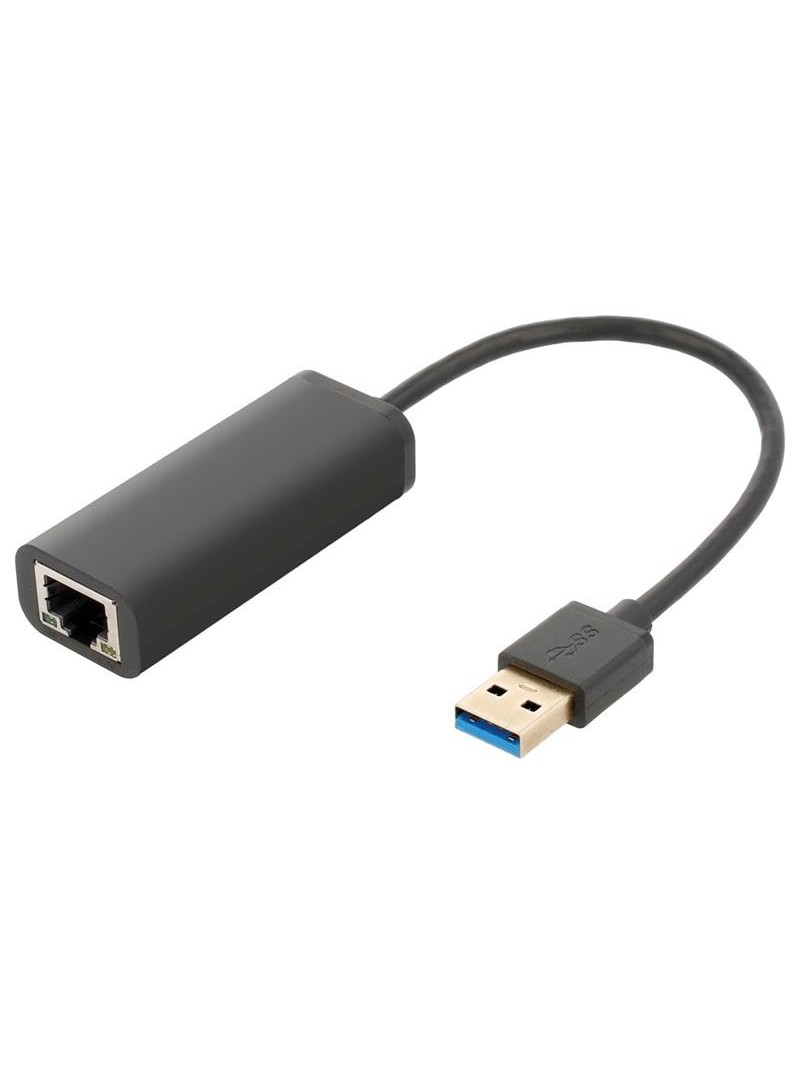 ADAPTADOR DE RED USB 3.0 A ETHERNET 1000Mbps - WINDOWS MAC LINUX