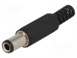 CONECTOR JACK ALIMENTACION 6.3x3.1mm LARGO 10mm