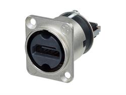 ADAPTADOR DE PASO PARA CHASIS HDMI HEMBRA - IP65 - CARCASA EN FORMA DE "D"