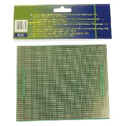PLACA EUROCARD MODELO CENTRONIX/SUB-D - 100x160mm - FR4 (1 unidad/blister)