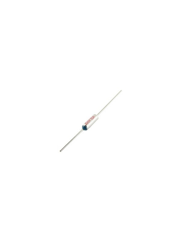 5 Pezzi Fusibile Termico Originale D181 10A 184°C 2 Pin - Nuovo