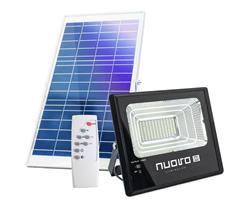 PROYECTOR LED 100W IP67 - BATERIA 6.4V/30Ah + PANEL SOLAR + MANDO IR