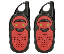PAREJA DE WALKIE-TALKIE ALECTO - PARA NIÑOS - PMR446 - 3 CANALES - HASTA 3KM - ROJO
