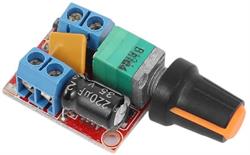 REGULADOR DE VELOCIDAD 3V a 35VDC - 5A - 90W - MOTOR - Controlador PWM AJUSTABLE CON INTERRUTOR