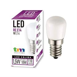 LAMPARA LED RE - 220VAC - 1,5W - 3000K - 110lm - CASQUILLO E14