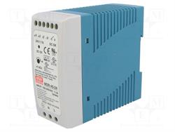 FUENTE DE ALIMENTACION POR IMPULSO PARA CARRIL MEANWELL 85-264VCA - 24VCC - 1,7A - 40W