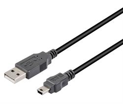 CONEXION  USB MACHO TIPO A - MINI USB MACHO 5pin [1,8m]