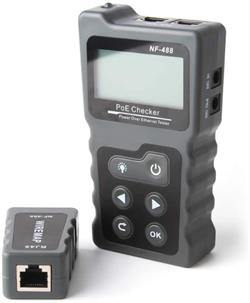 COMPRABADOR DE CONEXIONES RJ45 Y DISPOSITIVOS PoE - STP y UTP - HASTA 600m