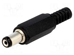 CONECTOR JACK ALIMENTACION 5.5x1,7mm LARGO 10mm