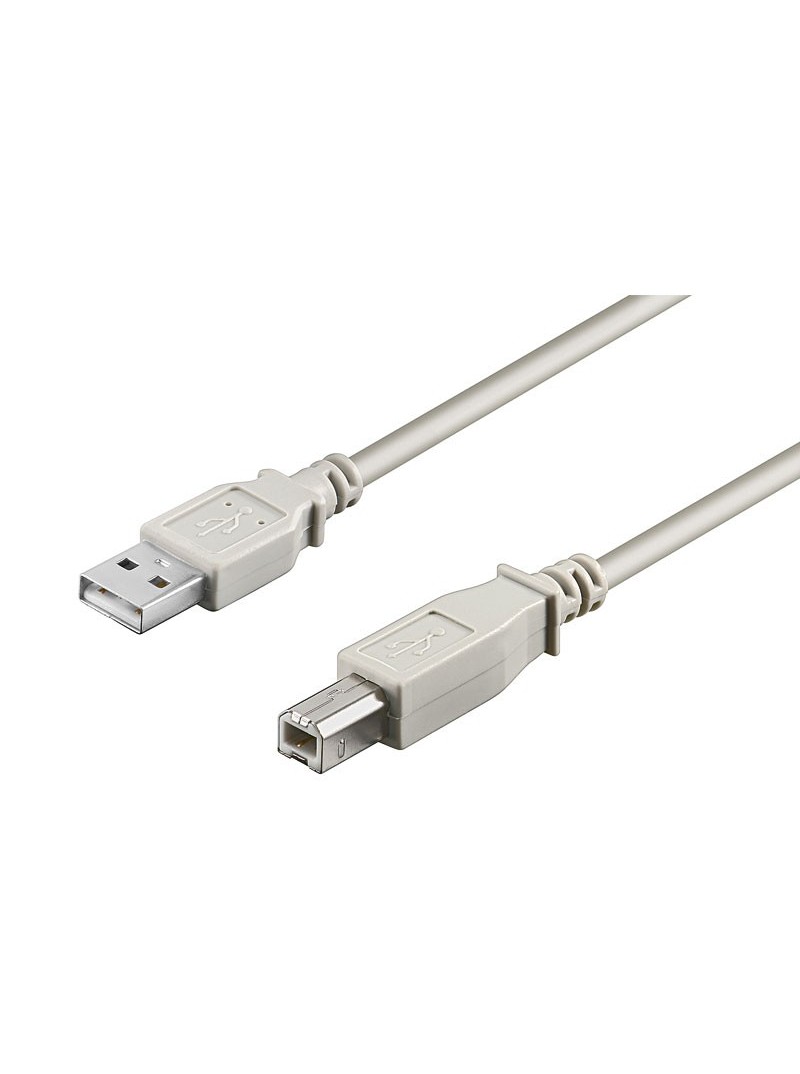 CONEXION NIMO USB MACHO TIPO A - USB MACHO TIPO B BEIGE [2m] -  IMPRESORA