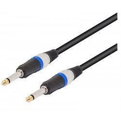 CONEXION JACK MONO MACHO 6,3mm A JACK MONO MACHO 6,3mm - 3m