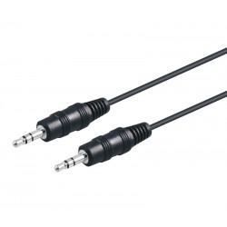 CONEXION JACK MACHO 3,5mm ESTEREO - JACK MACHO 3,5mm ESTEREO [1,5m]