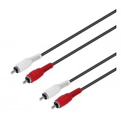 CONEXION NIMO 2 RCA MACHO - 2 RCA MACHO [2,5m]