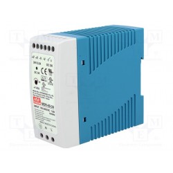 FUENTE DE ALIMENTACION POR IMPULSO PARA CARRIL MEANWELL 85-264VCA- 24-30VCC / 2,5A - 60W