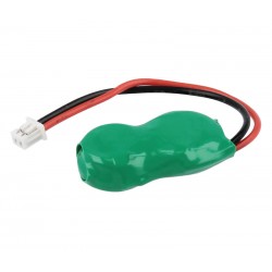 BATERIA NI-MH 2,4V - 80mAh - 22x6x12mm - BOTON - CONECTOR