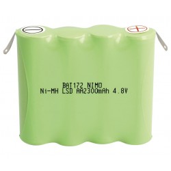PACK DE BATERÍAS NI-MH - 4,8V / 2300MAH - 56x49x14mm