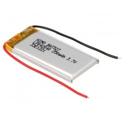 BATERIA Li-Po NIMO 3,7V - 250mAh RECARGABLE - 18,0x42,0x4,0mm - A 2 HILOS