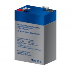 BATERIA PLOMO 6V / 4.5A [48x70x101mm]
