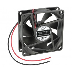 VENTILADOR 80X80X25 - 12VDC RODAMIENTOS - 2 HILOS