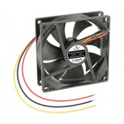 VENTILADOR METAL 92x92x25 - 12V COJINETE - TERMOPLASTICO - 3 HILOS