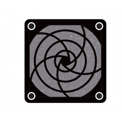 REJILLA PARA VENTILADOR 80x80 PLASTICO + FILTRO