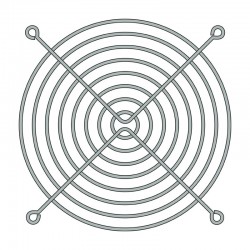 REJILLA PARA VENTILADOR 120X120 METALLICO