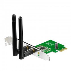 TARJETA WIRELESS N ASUS N300 - 300MBPS - PCI-E - DOBLE ANTENA - COMP. PERFIL BAJO
