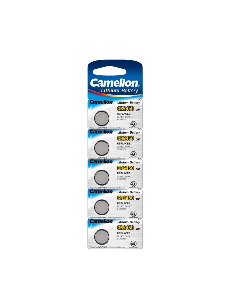 PILA LITIO CAMELION CR2450 - 3V - 550mAH - BLISTER - 1 UNIDAD