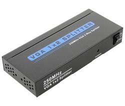 SPLITTER ACTIVO DE 1 ENTRADA VGA MACHO A 2 SALIDAS VGA HEMBRA
