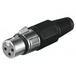 CONECTOR XLR - CANON HEMBRA AEREA 3 PIN - NEUTRIK