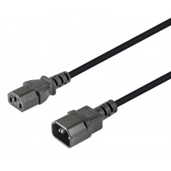 CONEXION - PROLONGADOR NIMO IEC320-C13 MACHO - IEC320-C13 HEMBRA 2m