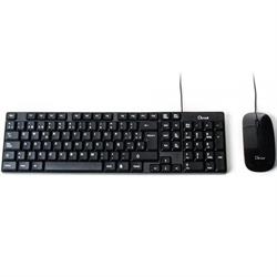 TECLADO + RATON L-LINK - CABLE - QWERTY - ESPAÑOL - NEGRO