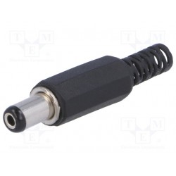 CONECTOR JACK ALIMENTACION 5,5x2,1mm LARGO 9mm
