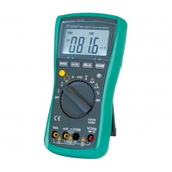 MULTIMETRO DIGITAL PROSKIT 3 3/4 AUTORANGO - CATIII - ESPECIAL ELECTRONICA - PROFESIONAL