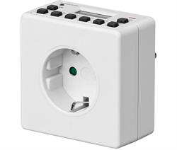PROGRAMADOR DIGITAL SEMANAL - 3500W 16A - 10 PROGRAMAS POR DIA - CONMUTACION 1 SEGUNDO