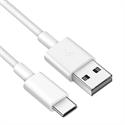 CONEXION USB A 2.0 MACHO - USB TIPO C 3.1 MACHO - 2 METROS - BLANCO